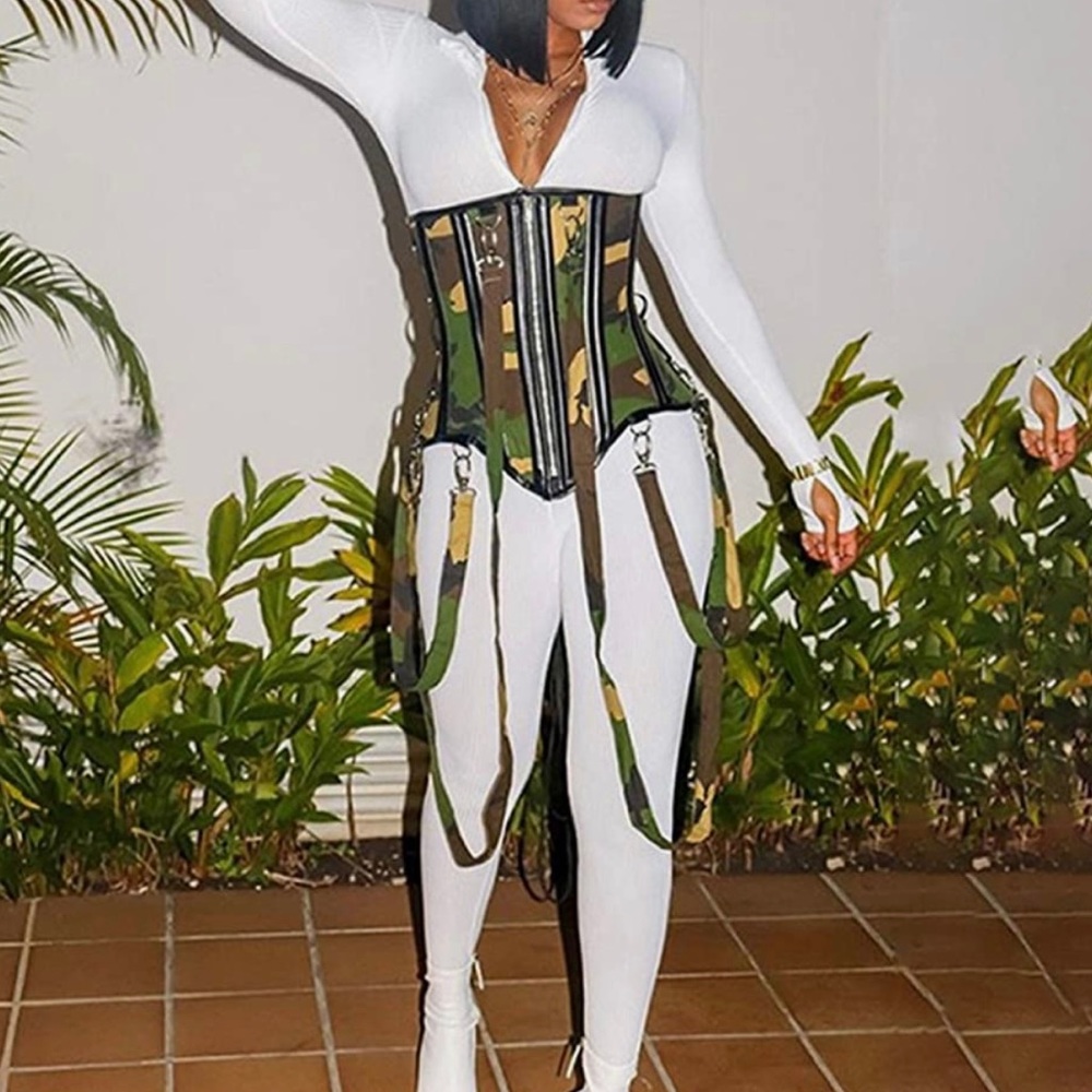 Camouflage corset